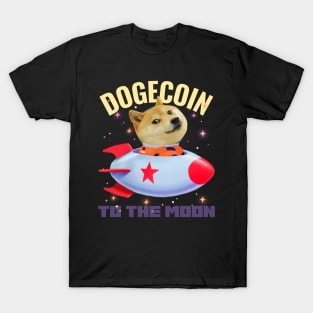 Dogecoin To The Moon T-Shirt